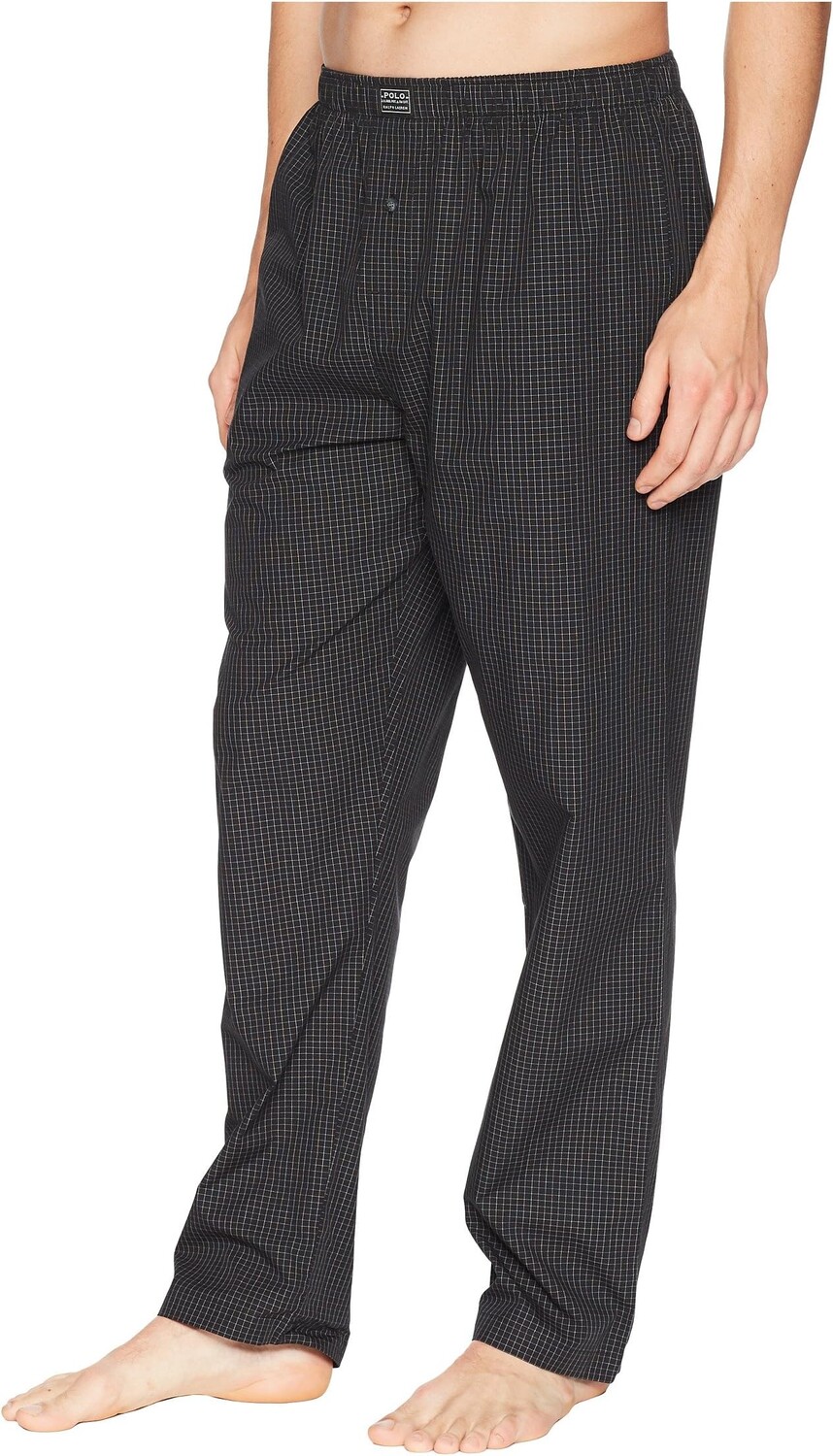 Пижамные брюки в тканую клетку Polo Ralph Lauren, цвет Soho Plaid — фото 2