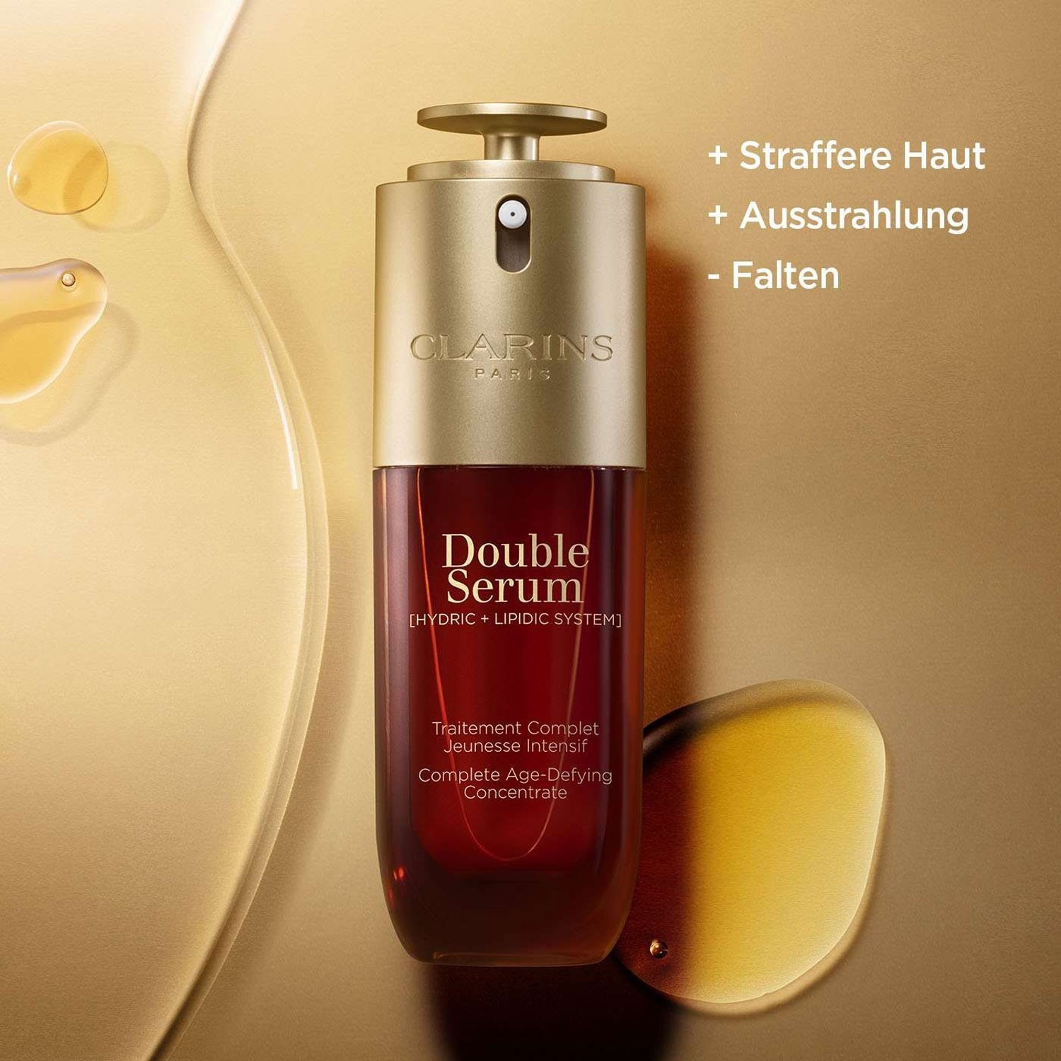 Сыворотка для лица double serum hydric + lipidic system Clarins, объем 30 мл — фото 3