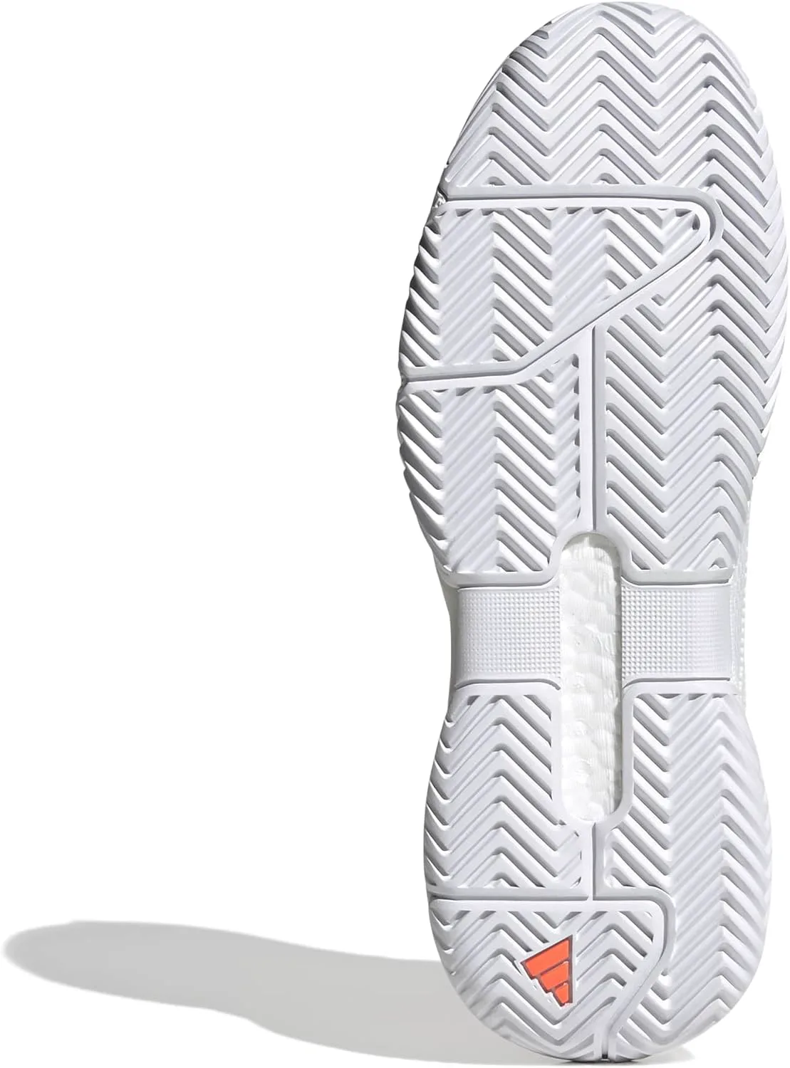 Мужские теннисные кроссовки Adidas Solematch Control 2, белый/черный/оранжевый — фото 3