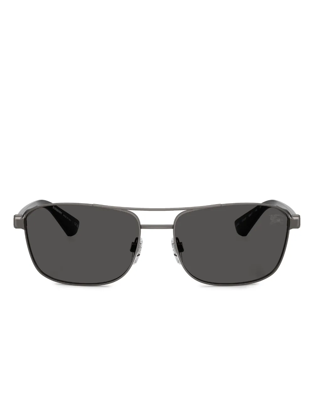 

Солнцезащитные очки в прямоугольной оправе Burberry Eyewear, серый