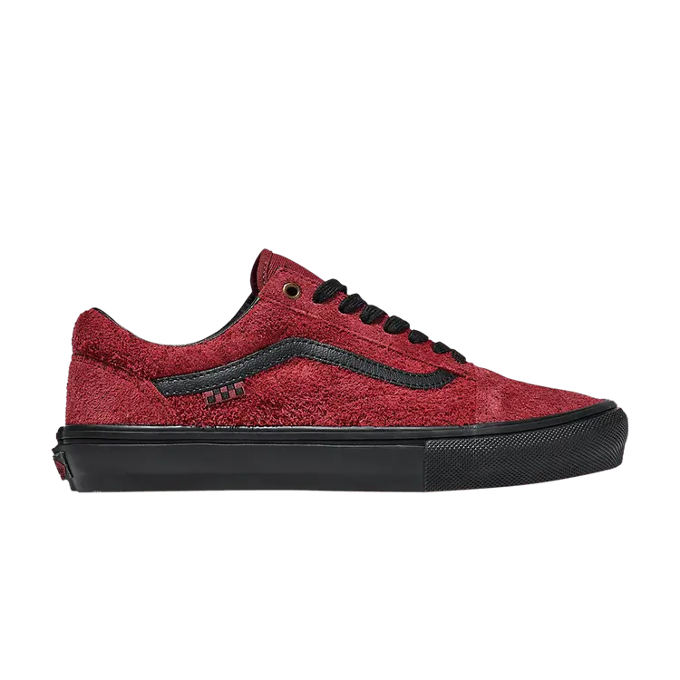 

Кроссовки Vans Skate Old Skool Hairy Suede - Burgundy Red, красный