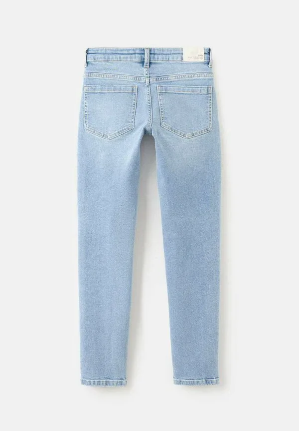 Детские джинсы узкие Mango Kids, Light Blue — фото 4