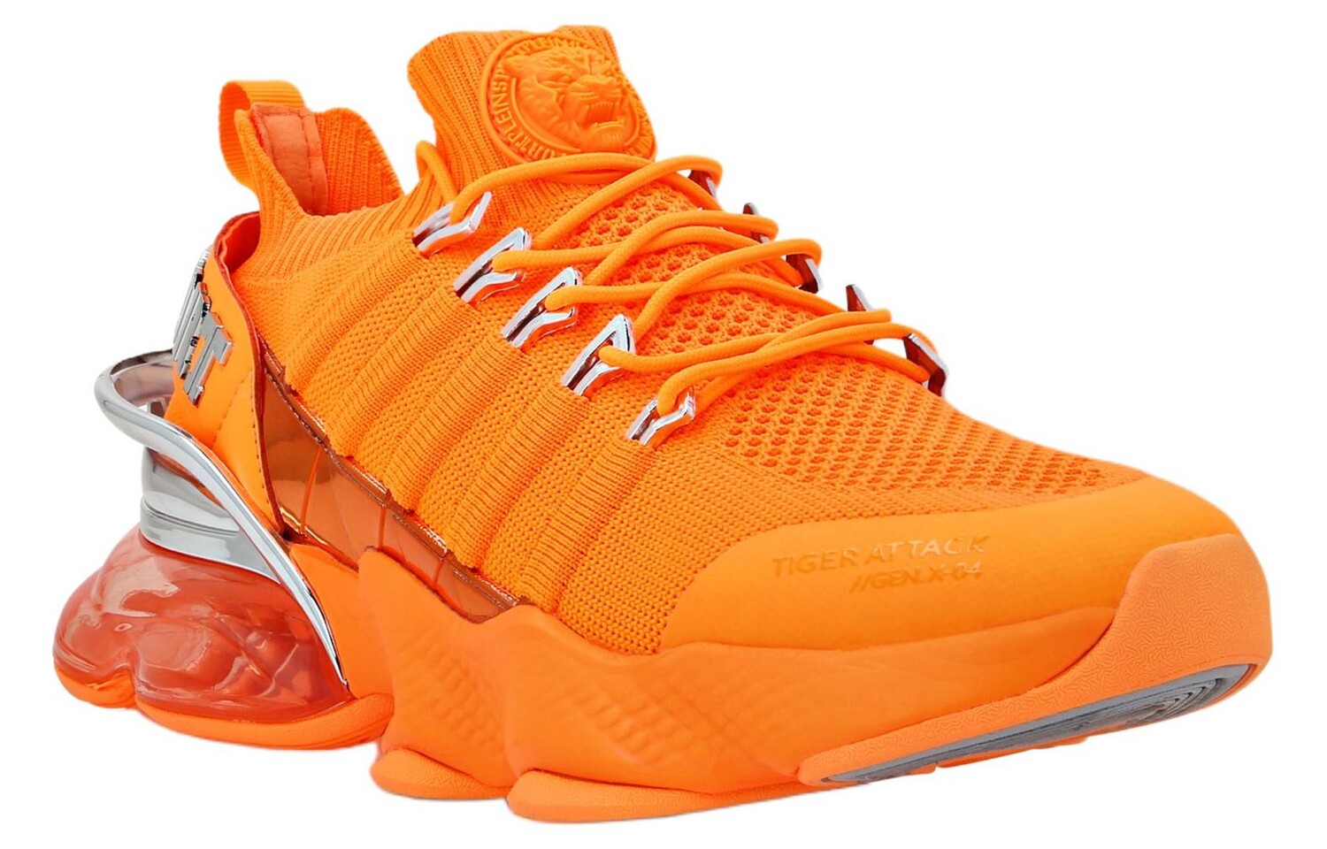Кроссовки PLEIN SPORT Tiger Attack Gen X 04 Sneakers, цвет Orange — фото 3