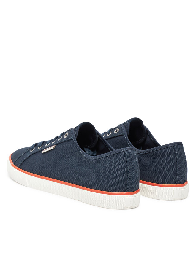 Тканевые кроссовки Ess Vulc Low Mg Cv YM0YM01301 Calvin Klein Jeans, синий — фото 3