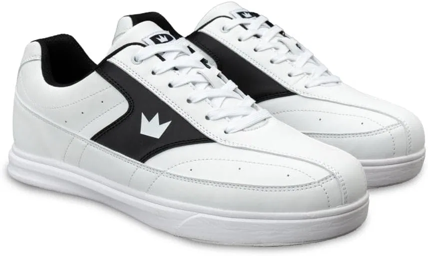Мужские спортивные ботинки для боулинга Brunswick, White Black — фото 2