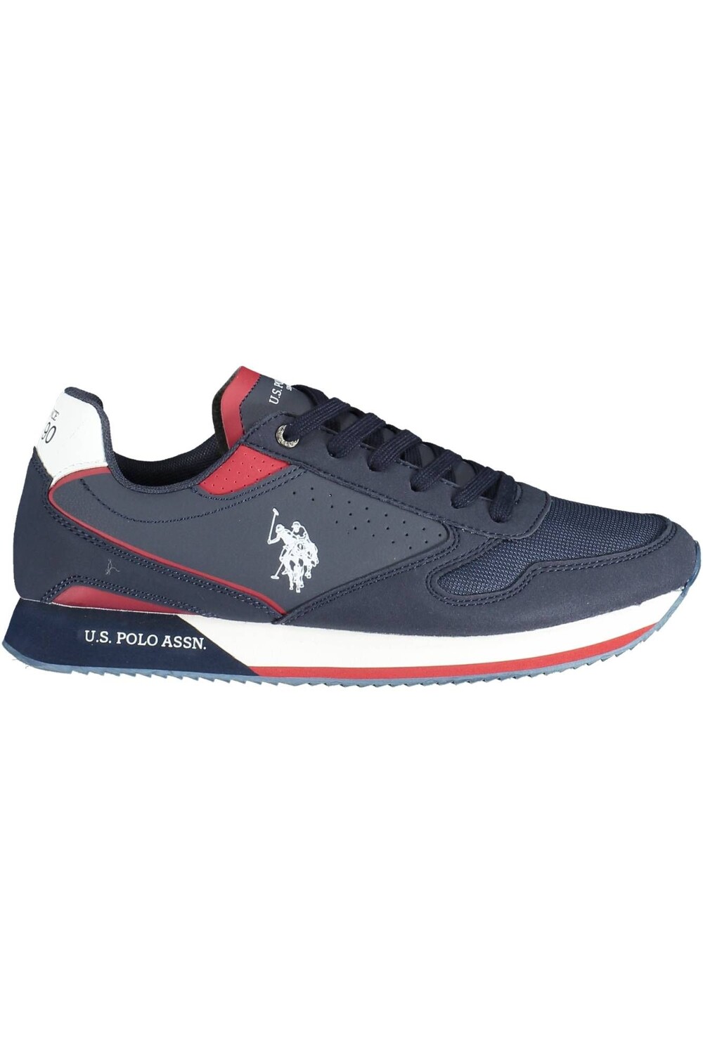 

Синие мужские кроссовки из полиэстера U.S. Polo Assn.