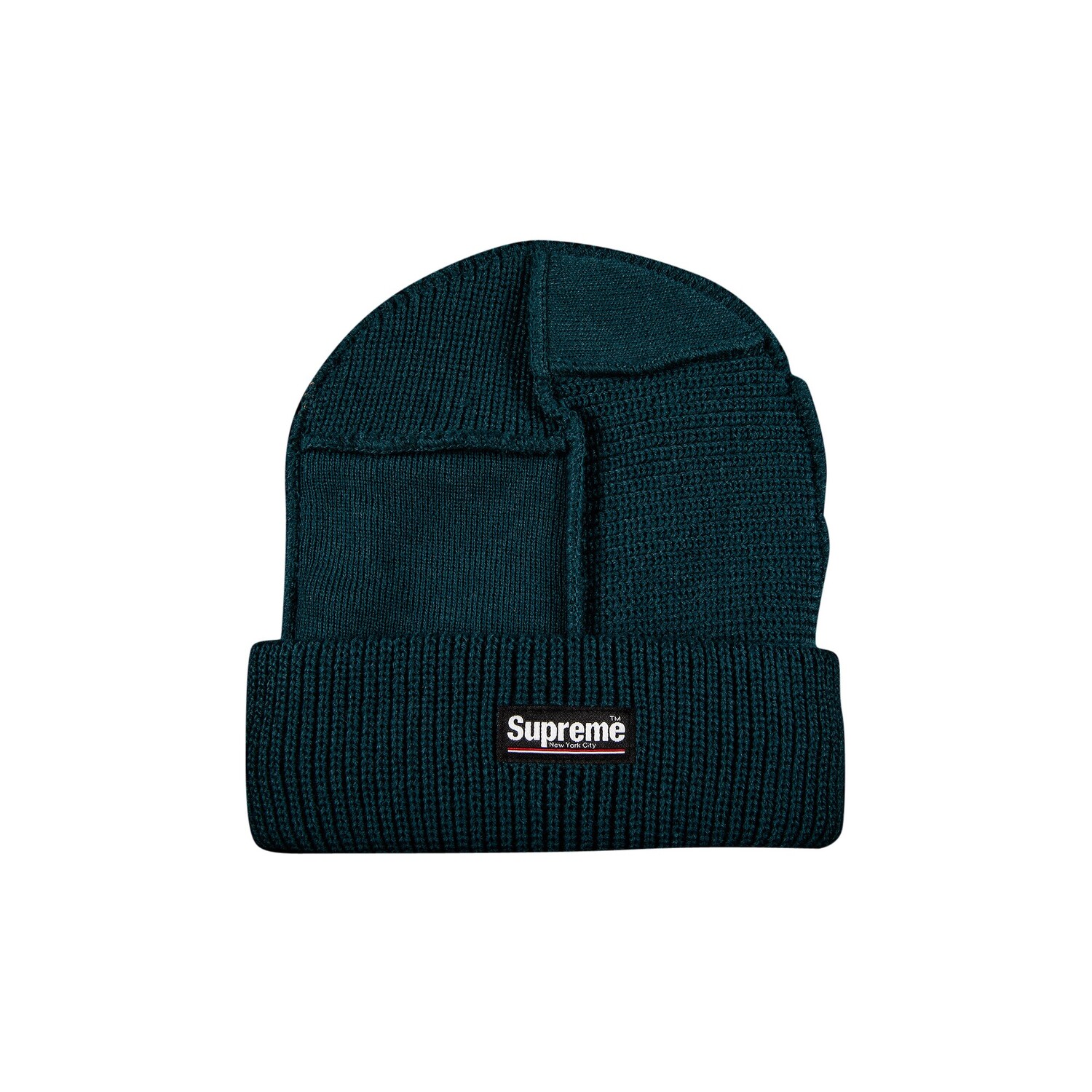 

Шапка-бини Supreme со вставками, цвет Work Teal