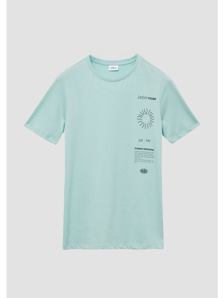 

Футболка цвета 6069_морской зеленый s.Oliver