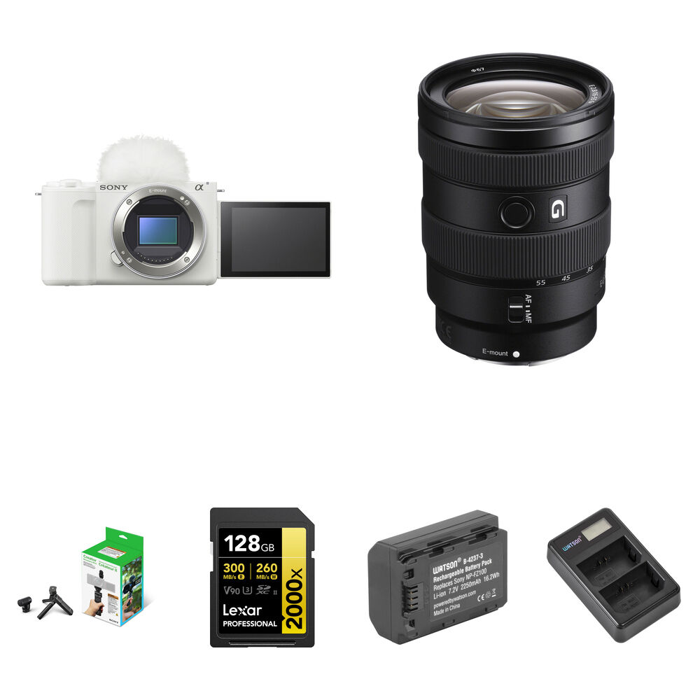 

Беззеркальная камера Sony ZV-E10 II Mirrorless Camera with 16-55mm f/2.8 Lens and