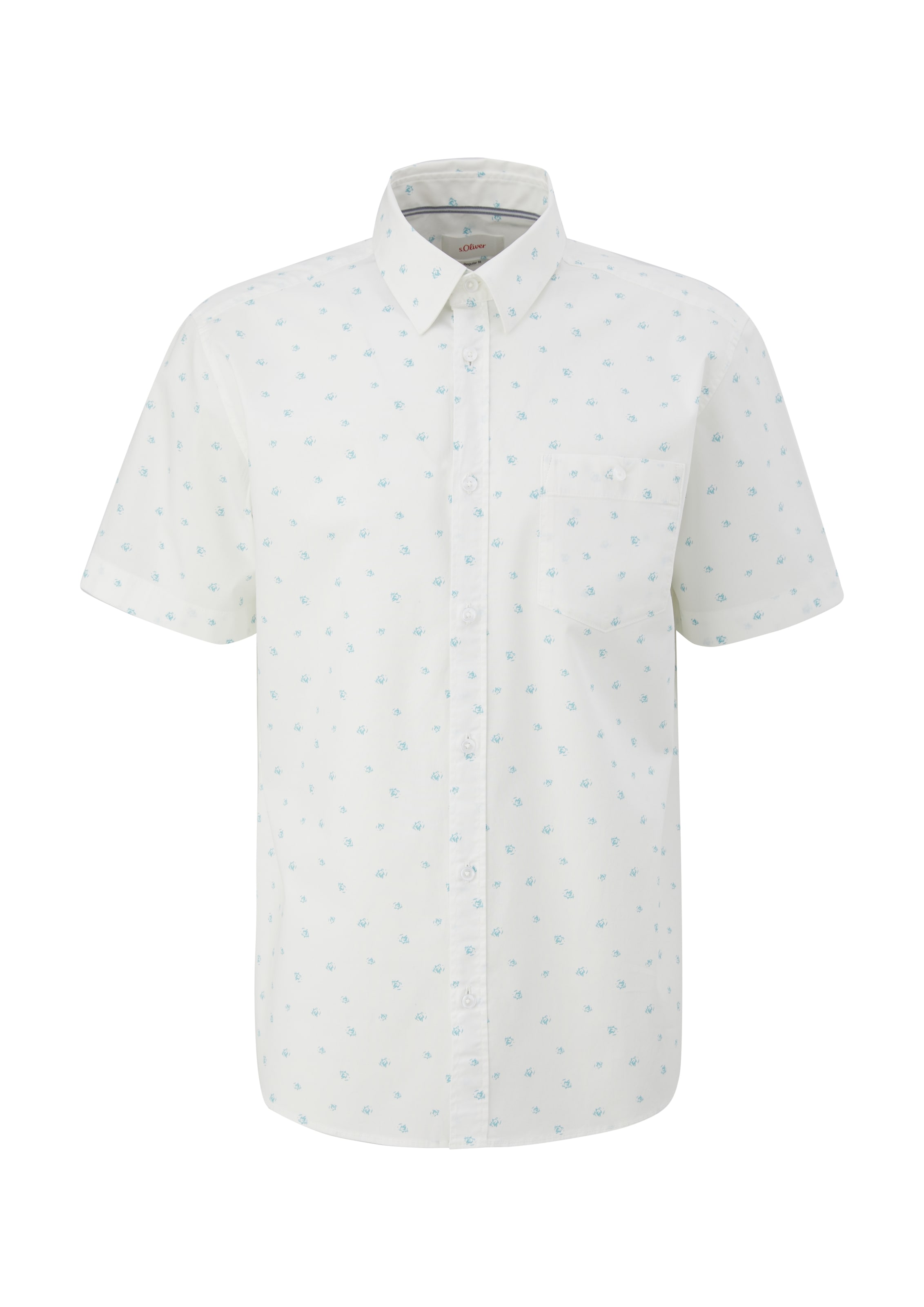 

s.Oliver Рубашка на пуговицах Regular fit в белом цвете