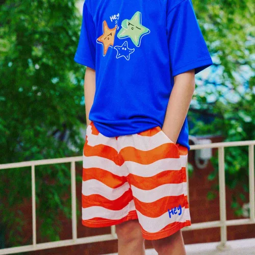 Детские шорты MINIDOU Starfish Stripe Pants Shorts — фото 2