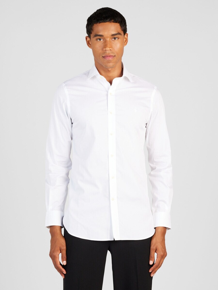 Повседневная рубашка Polo Ralph Lauren Slim fit Button Up Shirt, белый — фото 2