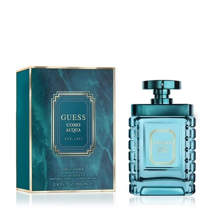 

Туалетная вода Uomo Acqua, одеколон-спрей для мужчин, 3,4 фл. Оз., Guess