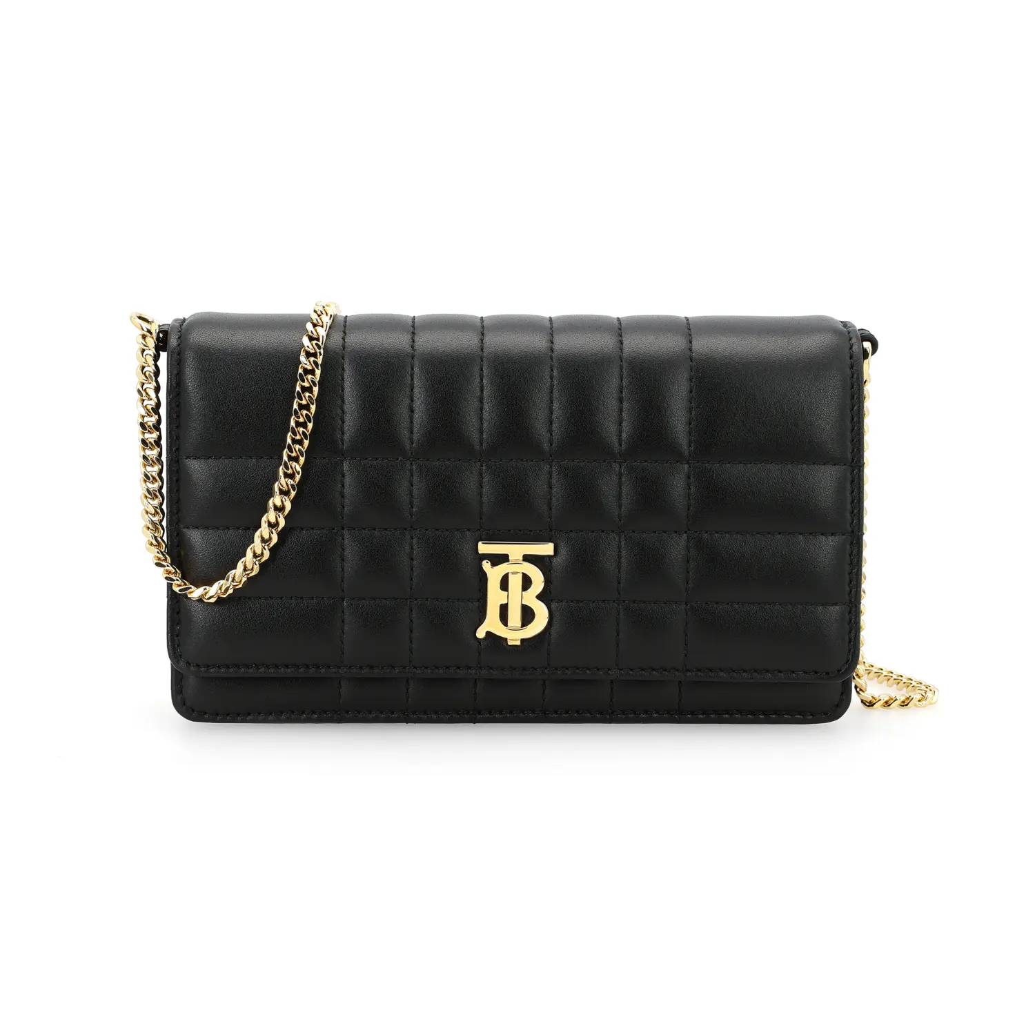 Сумка Burberry Lola Bag из стеганой овчины через плечо — фото 2