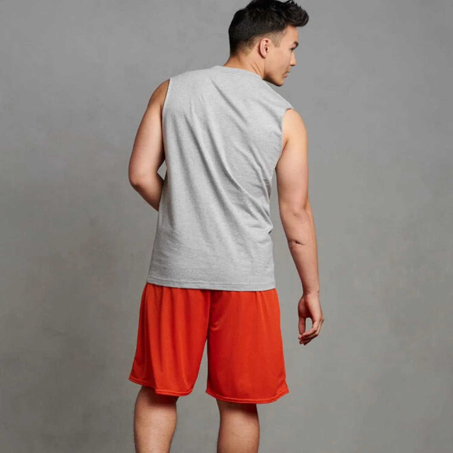 Детские сетчатые шорты Russell Athletic Big Boys' Youth, Burnt Orange — фото 3