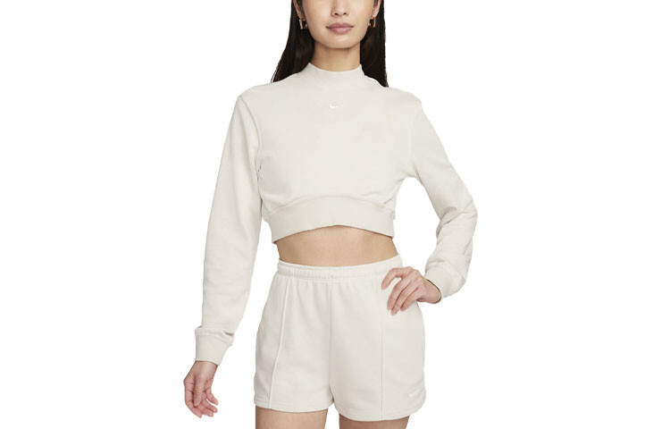 

Женский укороченный топ Nike, цвет Beige