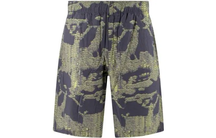 Шорты с принтом All over Graphic DIESEL, Green