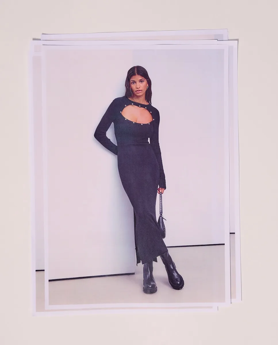 

Платье с разрезом Green Coast, черный