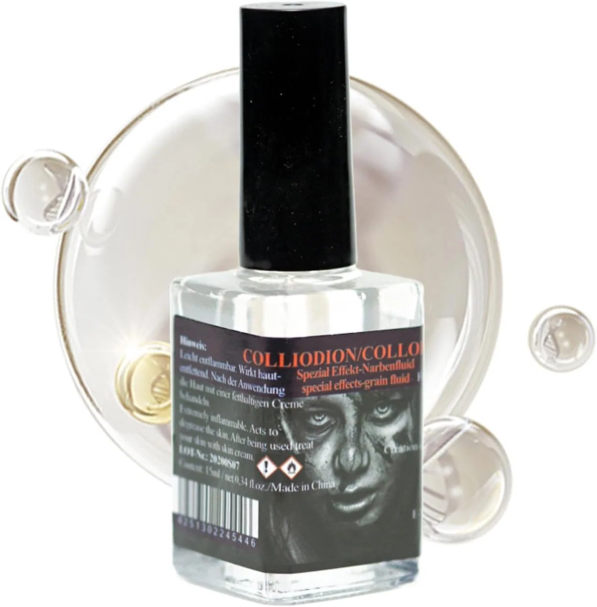 Жидкий скарификатор для шрамов Hard Collodion 15 мл