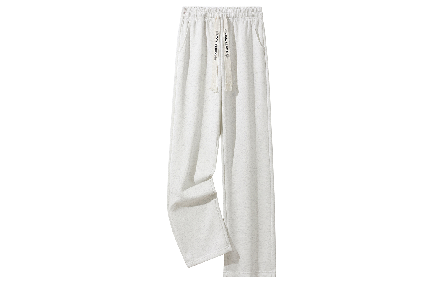 

Вязаные спортивные штаны Unisex Disney, белый heather серый fleece-lined