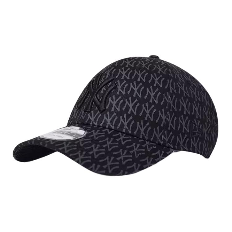 

New Era Хлопковая бейсболка унисекс черная, Black