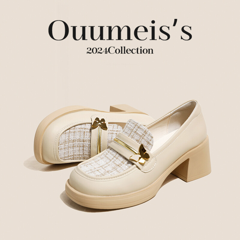 Туфли женские повседневные Women's Casual Shoes Women's Apricot Ouumeis, цвет Apricot — фото 3