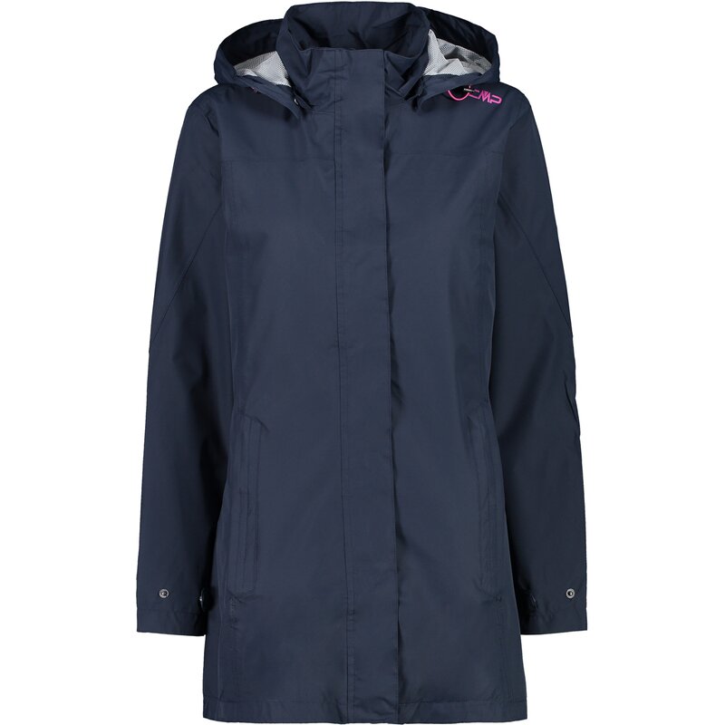 

Женская куртка-дождевик с капюшоном на кнопках Cmp, черный