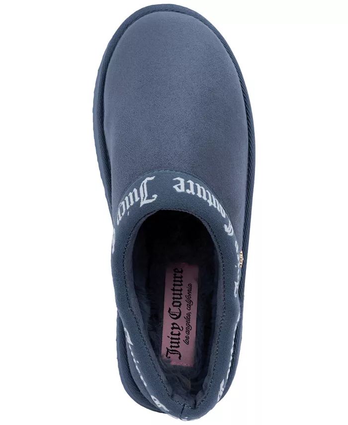 Женские тапочки Oney с закрытым носком Juicy Couture, синий — фото 4