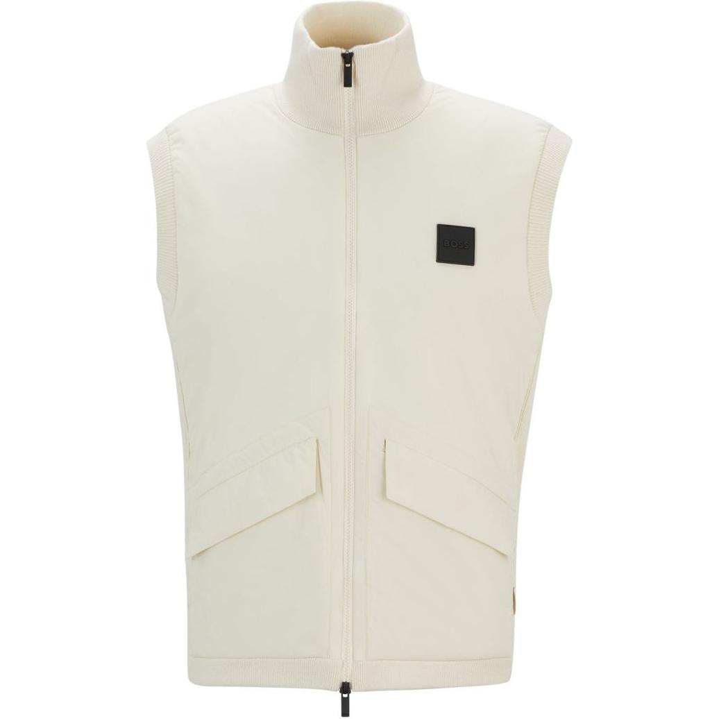 

HUGO BOSS Белая мужская жилетка, White