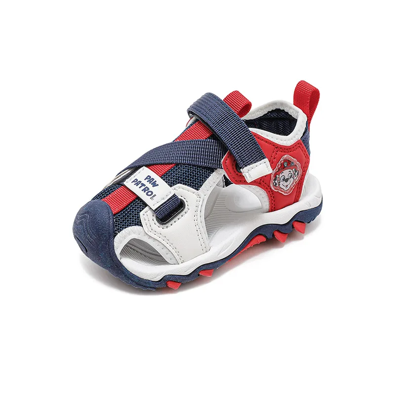 Детские сандалии на низком ходу из искусственной кожи и текстиля PAW PATROL, Pink Skye — фото 4