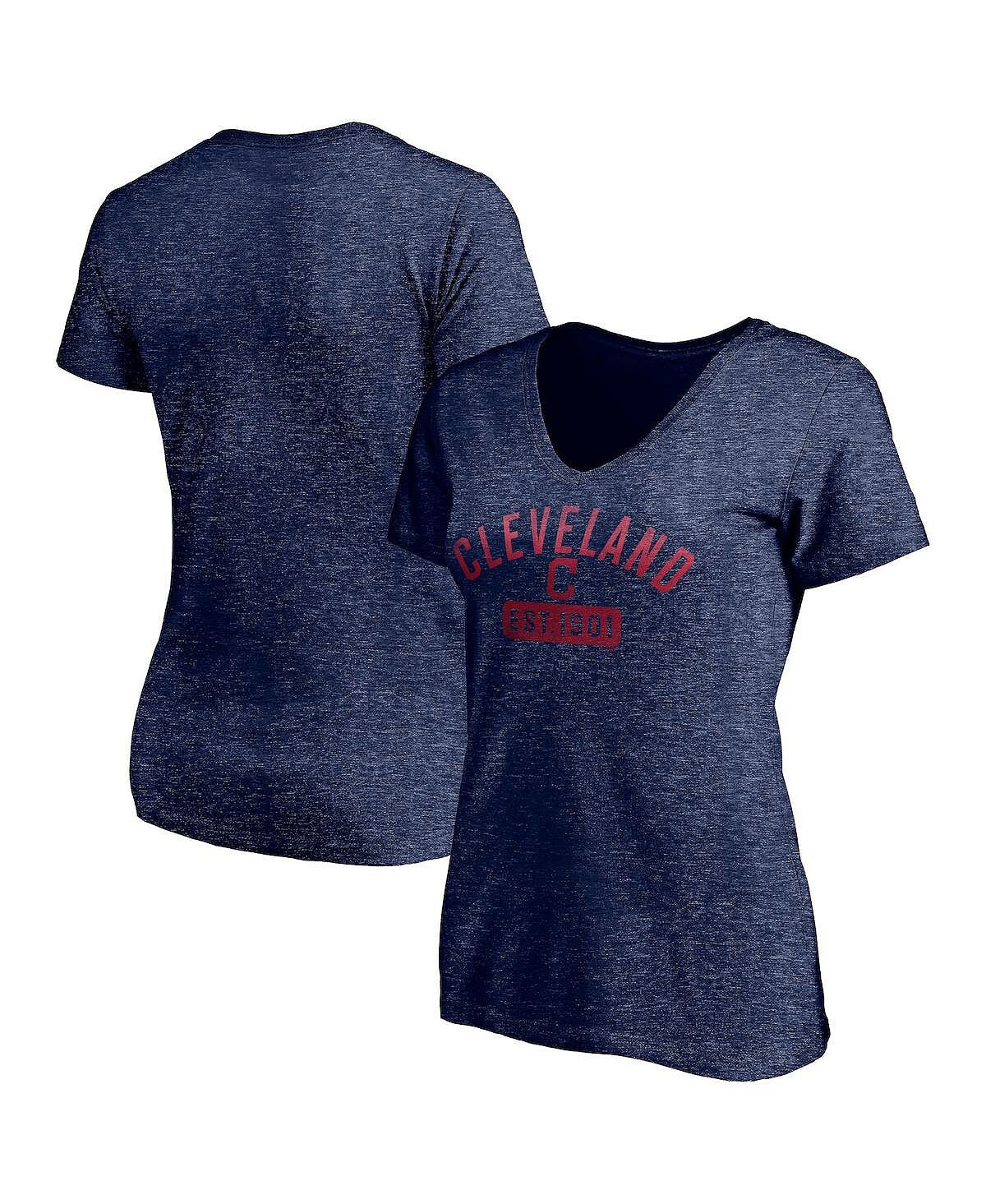 

Женская темно-синяя футболка с фирменным рисунком Cleveland Guardians Old Time Favorite с v-образным вырезом Fanatics, Синий, Женская темно-синяя футболка с фирменным рисунком Cleveland Guardians Old Time Favorite с v-образным вырезом Fanatics