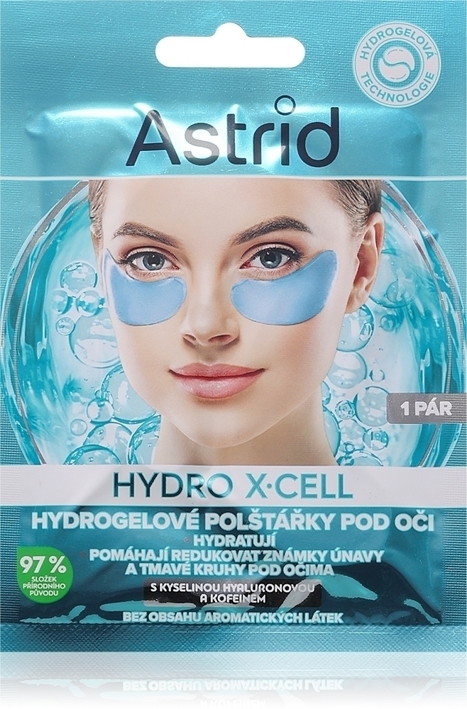 

Гидрогелевые подушечки Hydro x-cell для осветления темных кругов Astrid, 1 pora