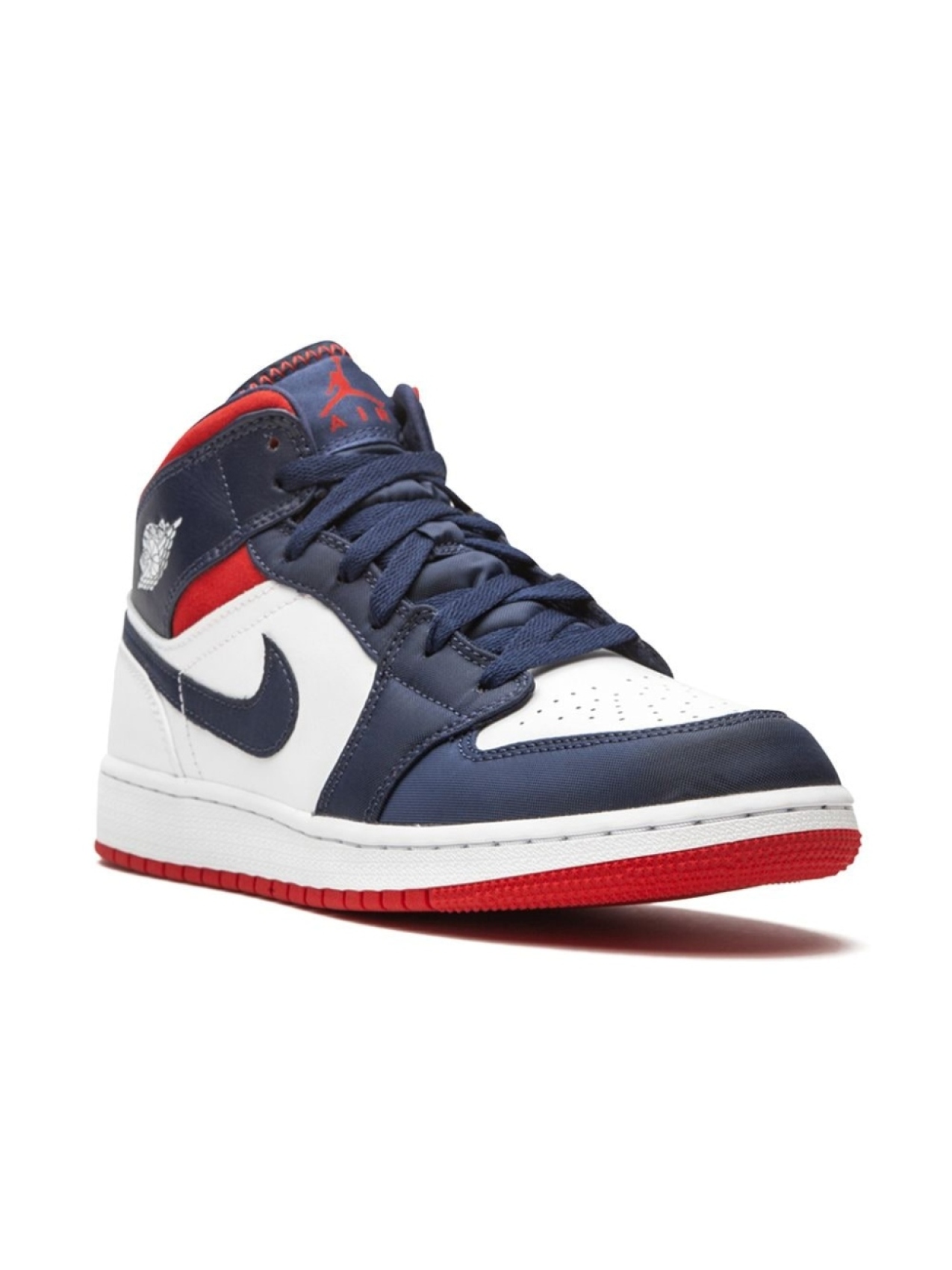 

Кроссовки Air Jordan 1 Mid SE GS Jordan Kids, белый