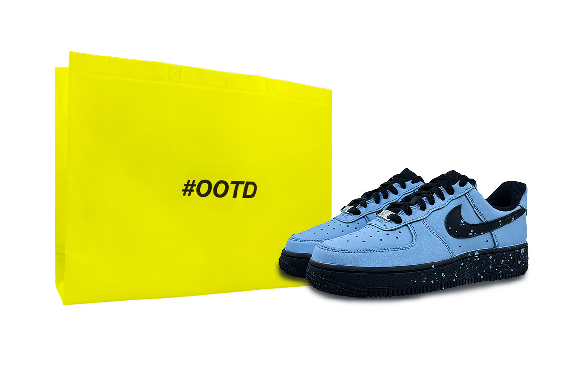 

Кроссовки для скейтбординга Air Force 1 женские, низкие, синий/черный Nike