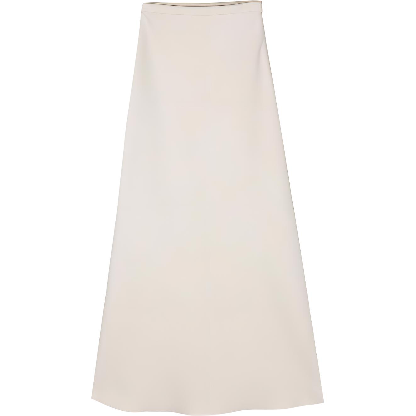 

Повседневная длинная юбка женская экрю MaxMara