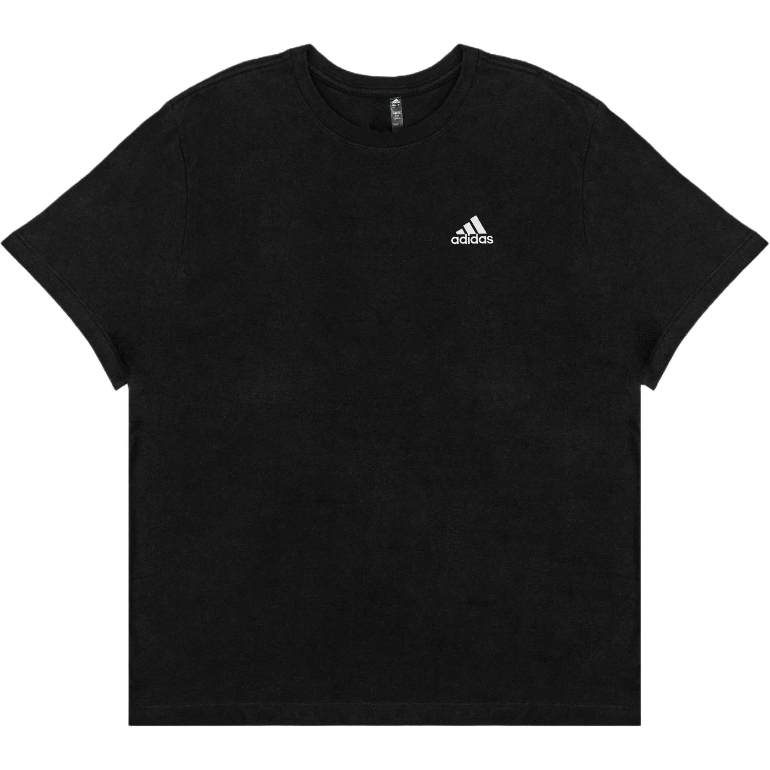 Футболка хлопковая MUST HAVES Adidas черная — фото 4