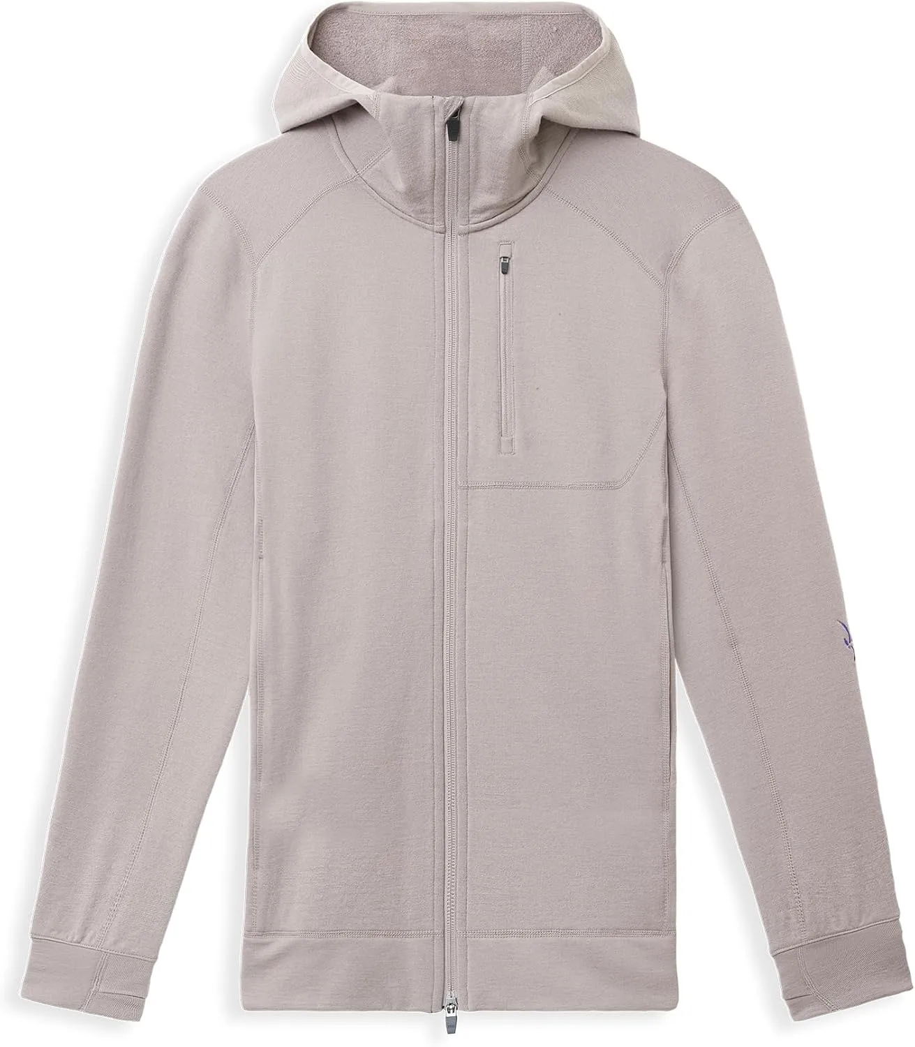 

IBEX Merino Wool Mammoth Full Zip Hoodie для мужчин | Утепленная куртка Nuyarn с капюшоном