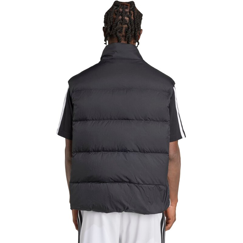 Стеганый жилет Essentials Climawarm с тремя полосками Adidas, черный — фото 3
