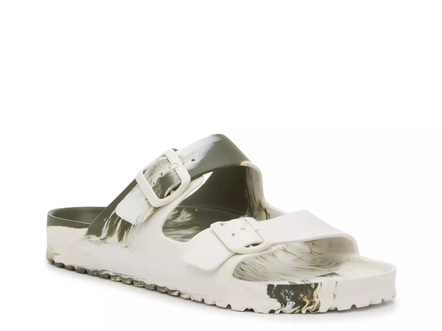 

Arizona Essentials EVA Slide Сандалии - мужские Birkenstock, White/Dark Green