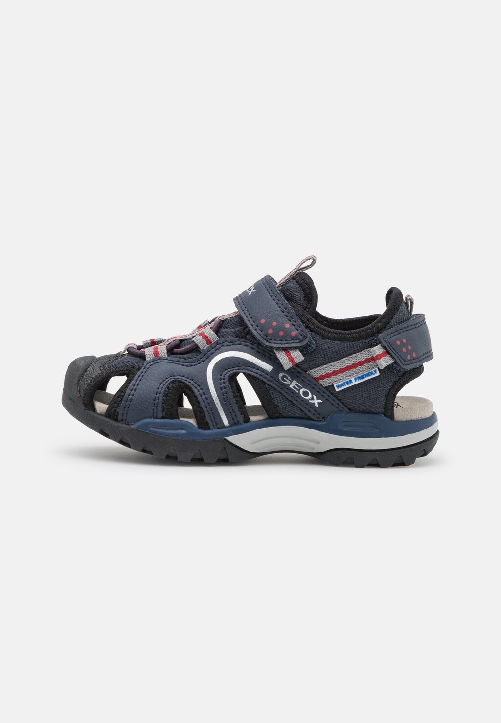 

Трекинговые сандалии JR BOREALIS Geox, цвет navy/red