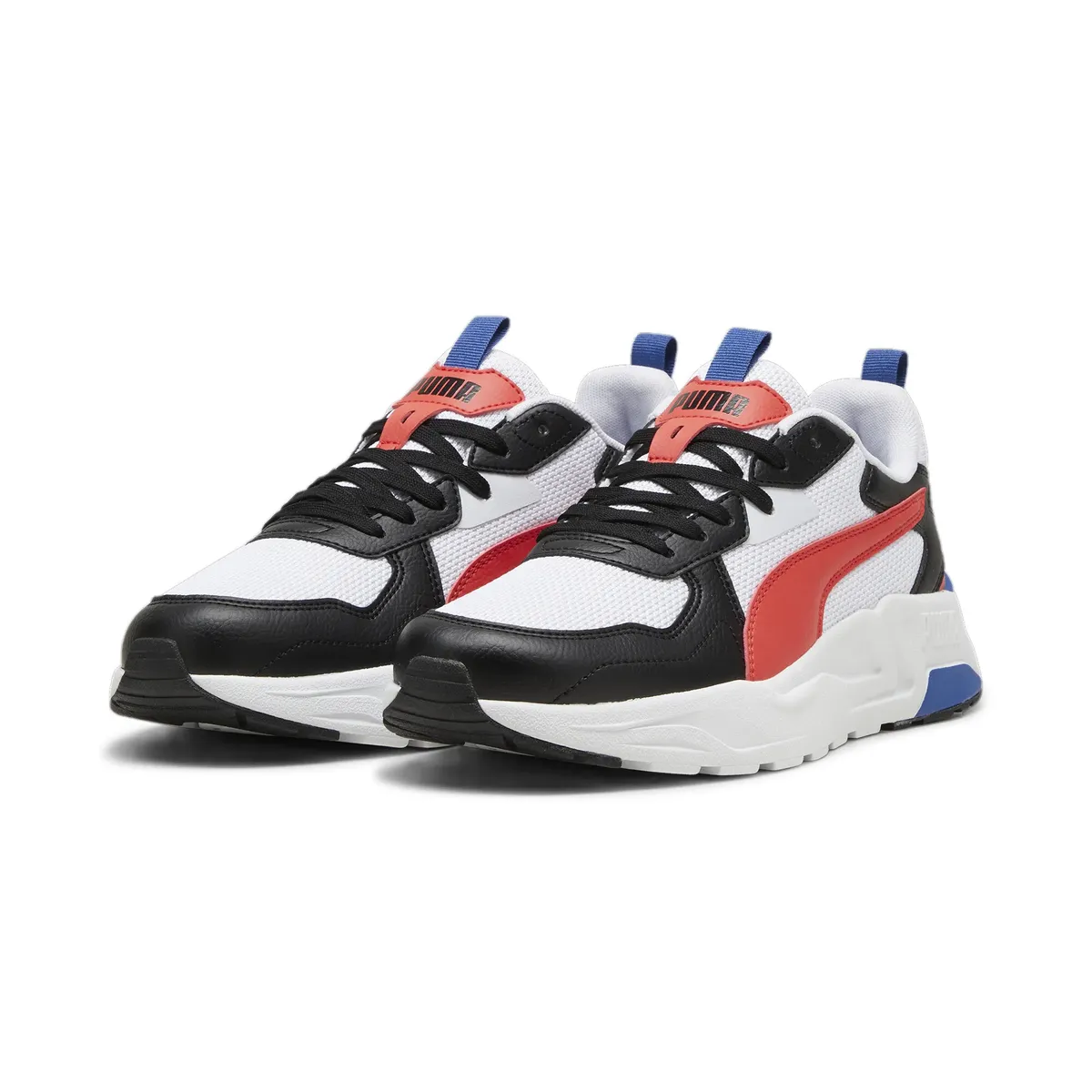 

Кроссовки PUMA "TRINITY LITE", цвет Puma White-Active Red- Puma Black