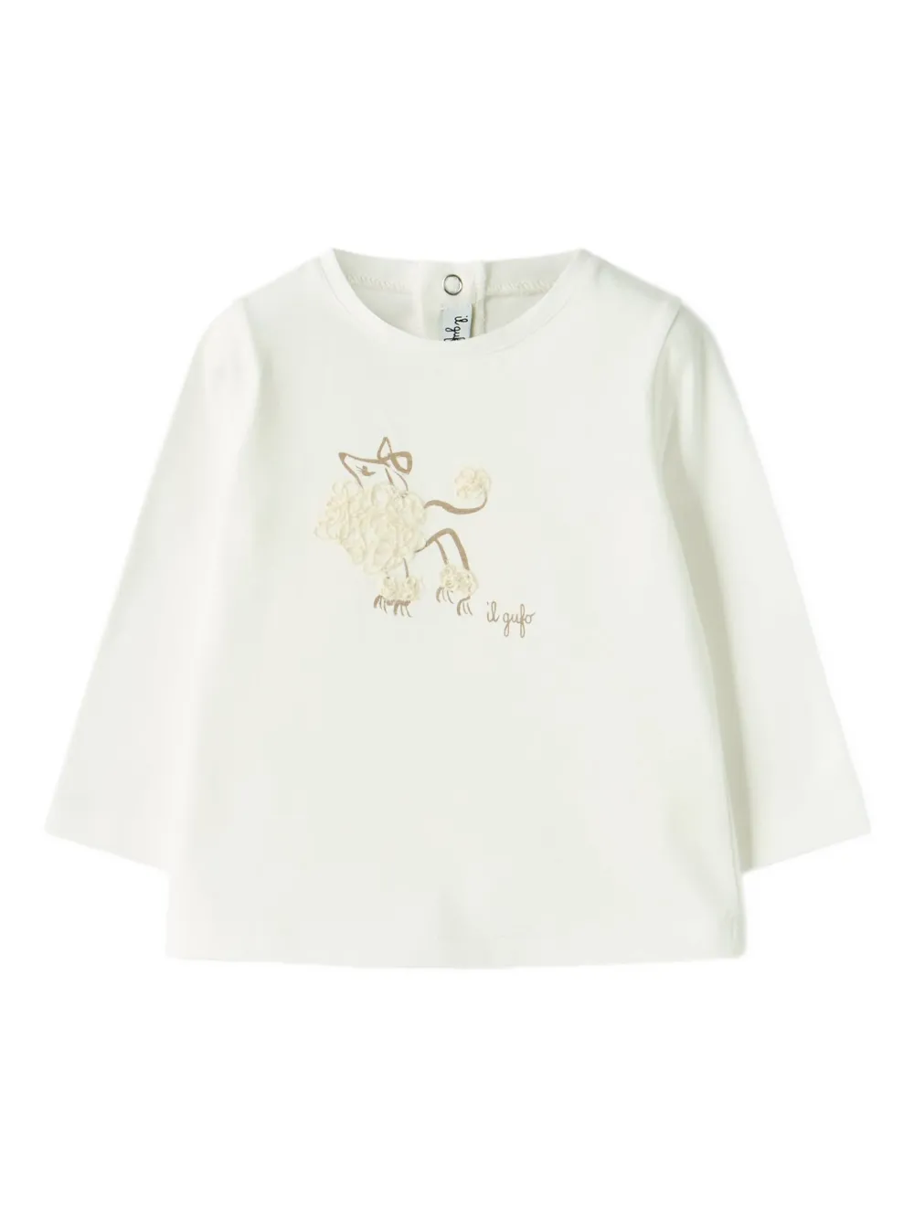 

Футболка с принтом Il Gufo, светло-бежевый