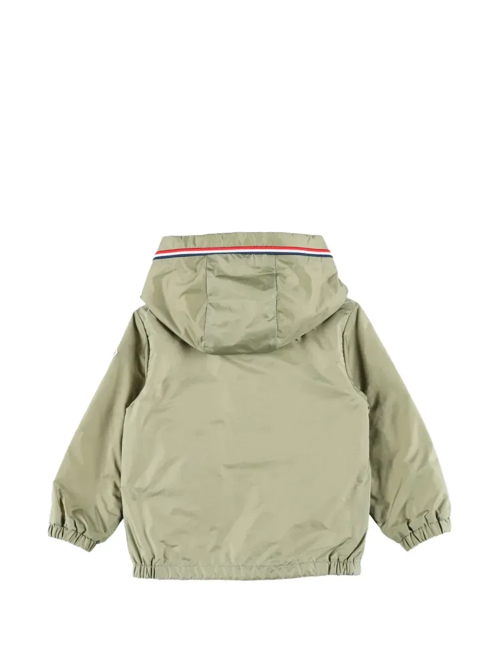 Полосатая куртка Granduc с капюшоном Moncler Enfant, зеленый — фото 2