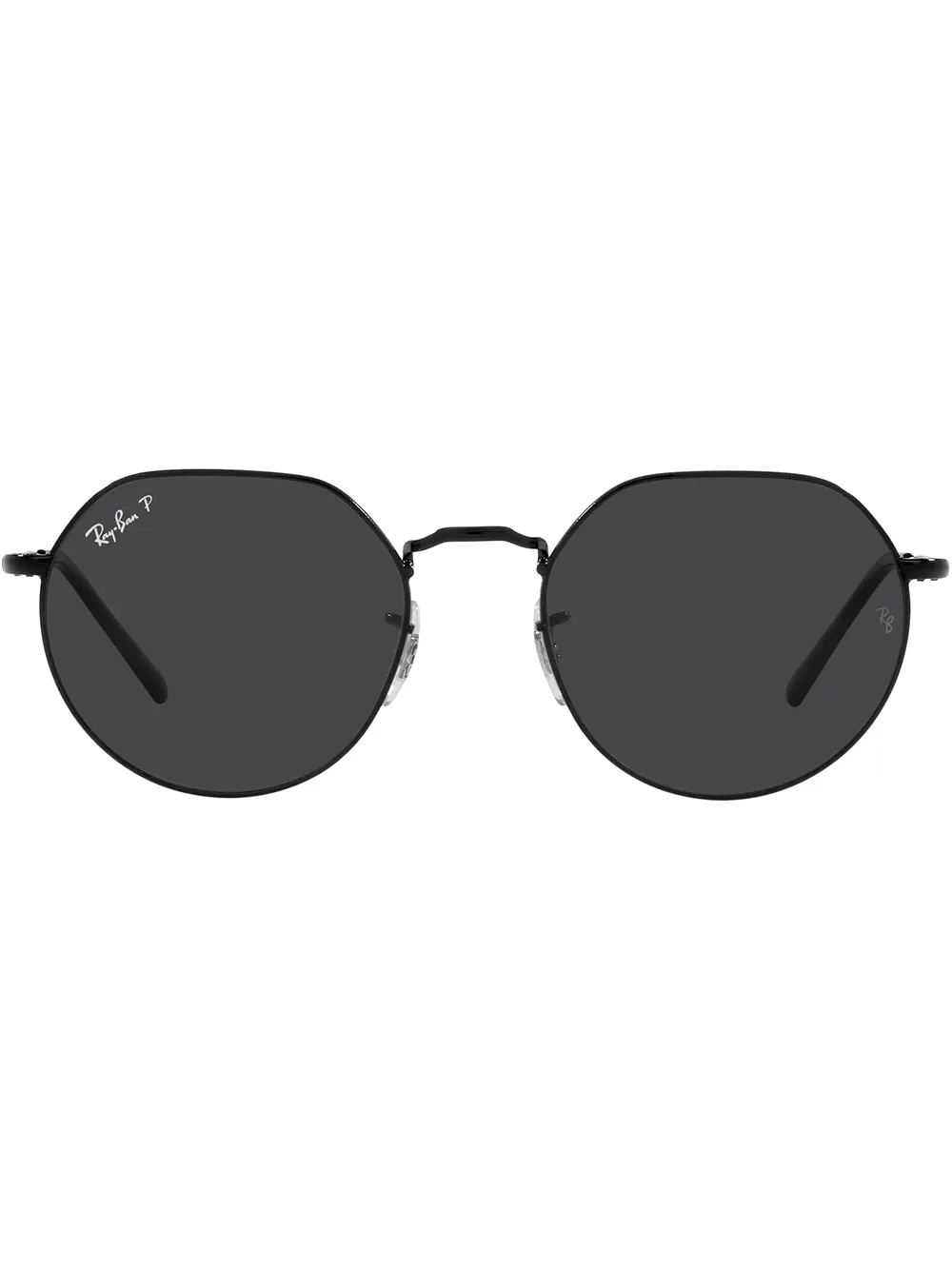 

Солнцезащитные очки Jack в круглой оправе Ray-Ban, черный