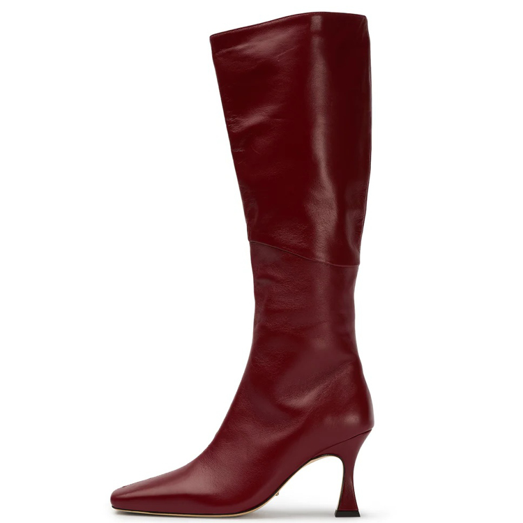 Tony Bianco Бордовые женские фэнтезийные ботфорты, цвет Burgundy