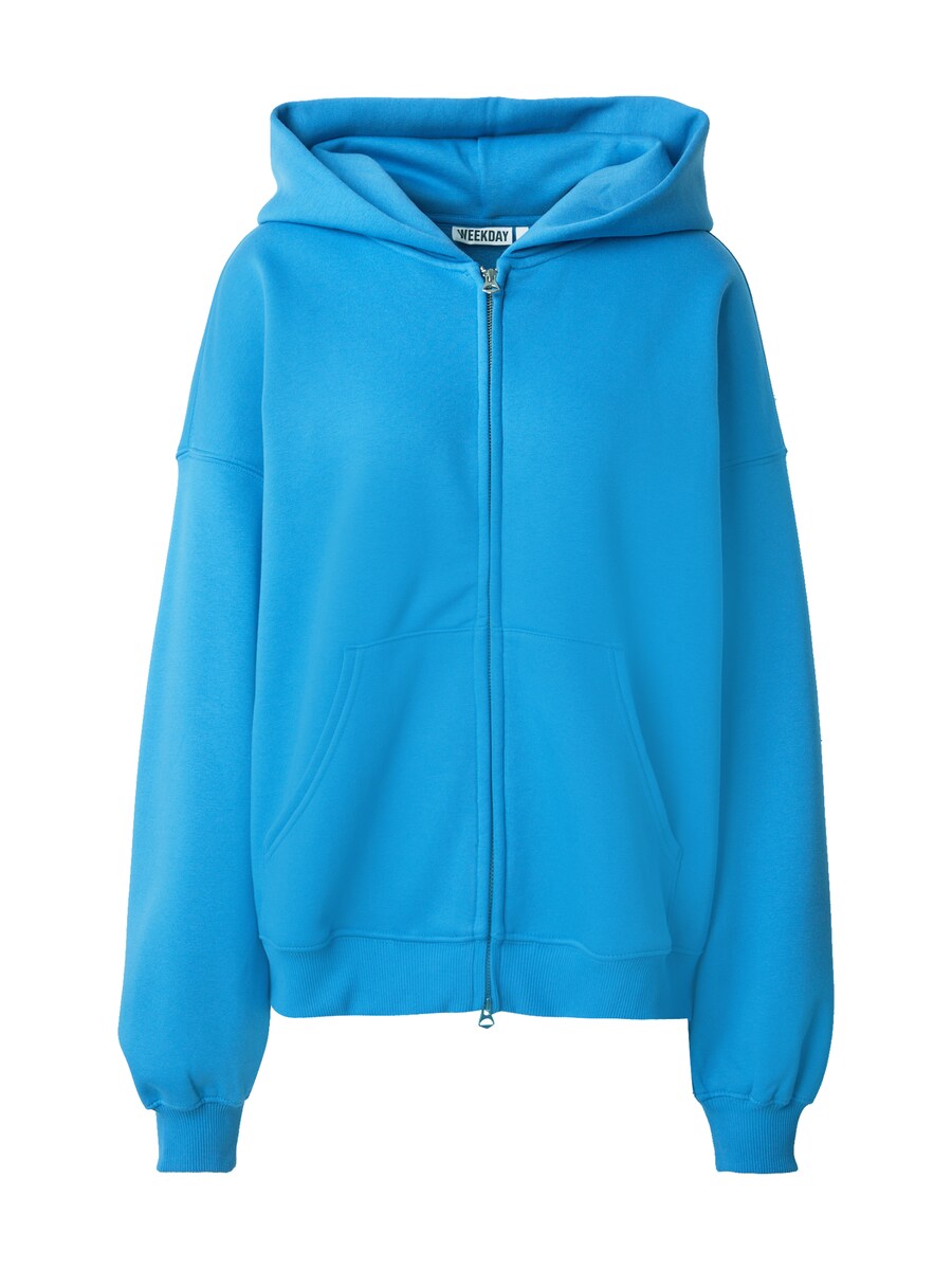 

Худи с капюшоном на молнии WEEKDAY Tony, Azure