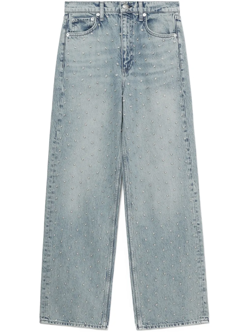 

Широкие джинсы rag & bone, синий