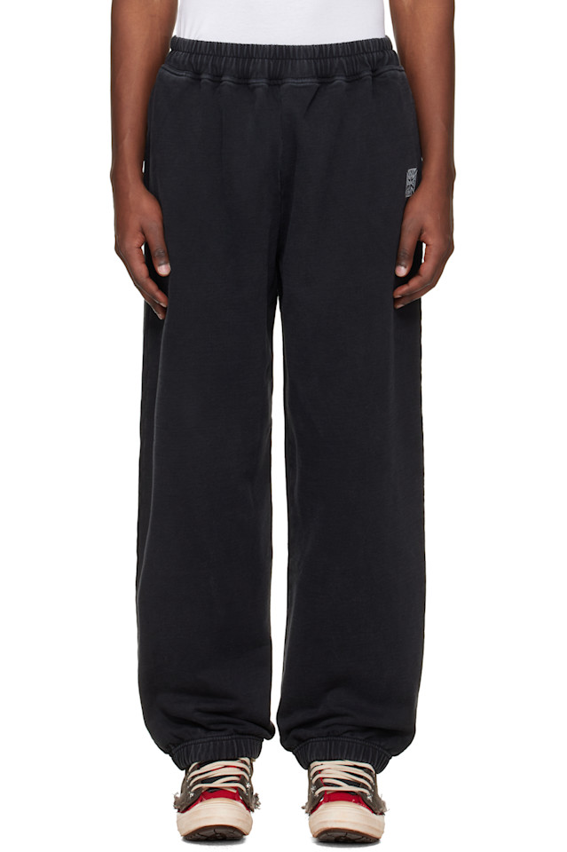 

Спортивные штаны с логотипом байкерского креста Vetements, черный