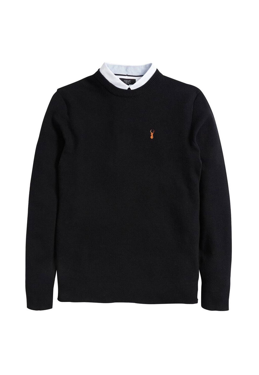 

Свитер Next OXFORD MOCK, цвет Black, Черный, Свитер Next OXFORD MOCK, цвет Black