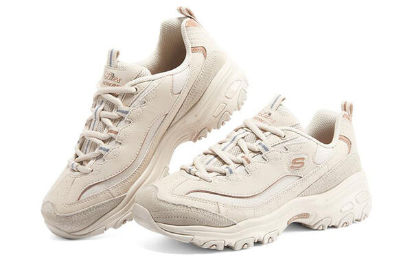 Кроссовки d'lites 1.0 'white pink' Skechers, белый — фото 3